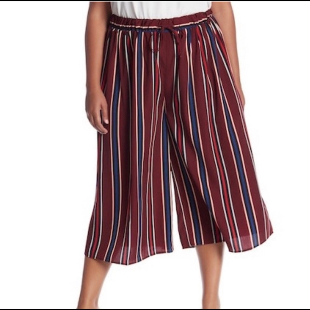 New with tags! Cropped wide leg pant